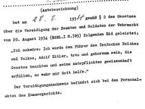 Urkunde Ernst Ludwig Bild: Urkunde Ernst Ludwig Wolff aus den Akten des Kammergerichts