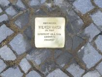 Stolperstein für Wilhelm Mayer. Foto: Initiative Stolpersteine Charlottenburg-Wilmersdorf