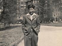Walter Brock 1945 in New York (© Walter Brock)
