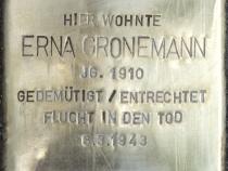 Stolperstein für Erna Gronemann