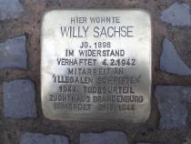 Stolperstein für Willy Sachse