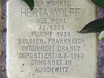 Stolperstein Herta Wolff, Foto: OTFW